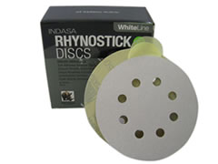 5"-8 Hole 180-C Rhynalox Sticky Discs 58006 - Click Image to Close