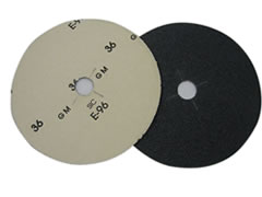 7" x 7/8" 40 grit Slotted Edger Discs FO255 - Click Image to Close