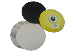 6" Dual Action (5/16" x 24) Solid Pad 00907 - Click Image to Close