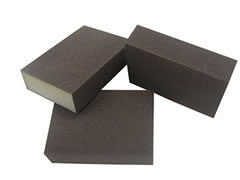 4"x3"x1" 4-Sided Abrasives Sanding Block-10 Pack 70869