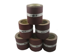 4-1/2"x25 ft Heavy "F"Weight Aluminum Oxide Paper Rolls 01475 - Click Image to Close