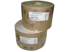 6"x25 yds 320 grit Hook & Loop Rolls 40118 - Click Image to Close