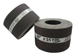 4"x25 yds 36 grit Poly/Cotton Drum Sanding Rolls 01570 - Click Image to Close