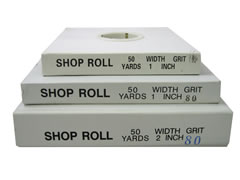 2"x50 yds 400 grit J-Weight Flexible Cloth Shop Roll 00829